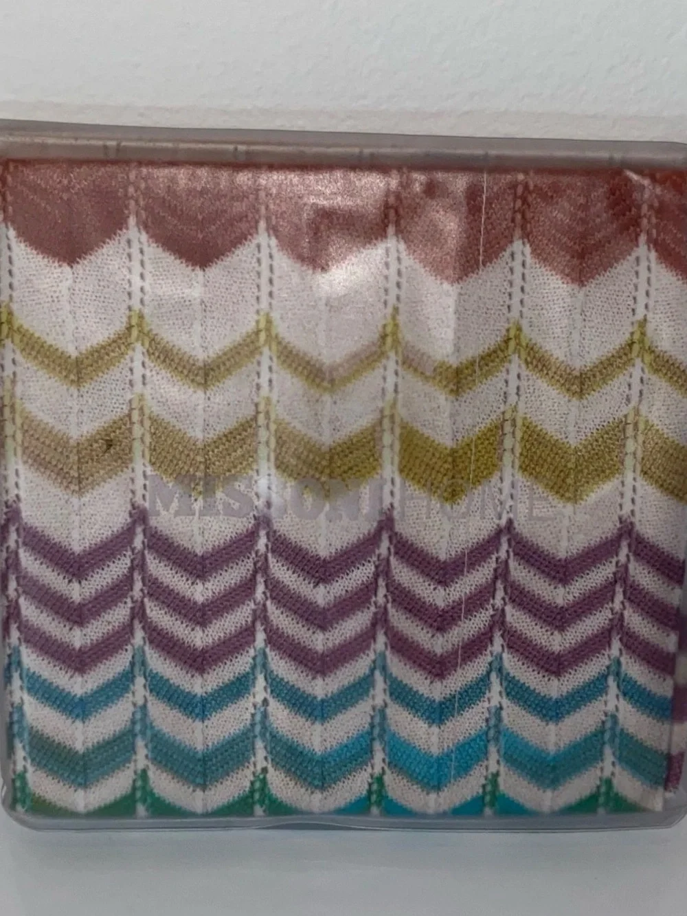 MISSONI HOME Standard pillow shams RUDOLPH design, chevron stripe NEW, NWT